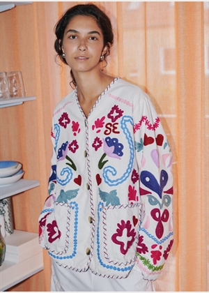 Maggie jakke Flower Festival Sissel Edelbo 